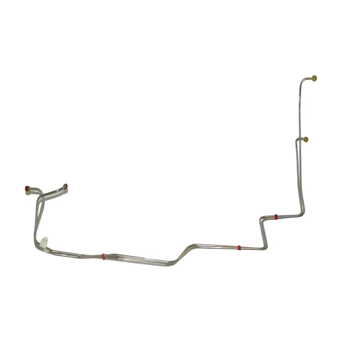 1971-73 Ford Mustang Transmission Cooler Lines w_ 8cyl C4 2 Piece Set -ZTC7101SS